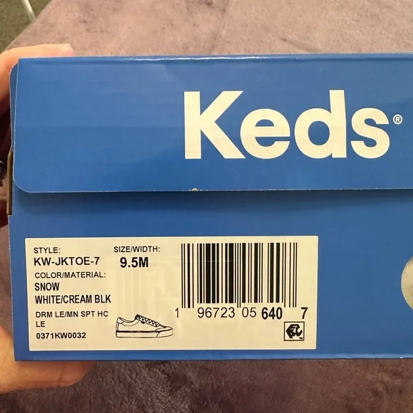 Keds Snow White and Cream Sneakers - Picture 4 of 5